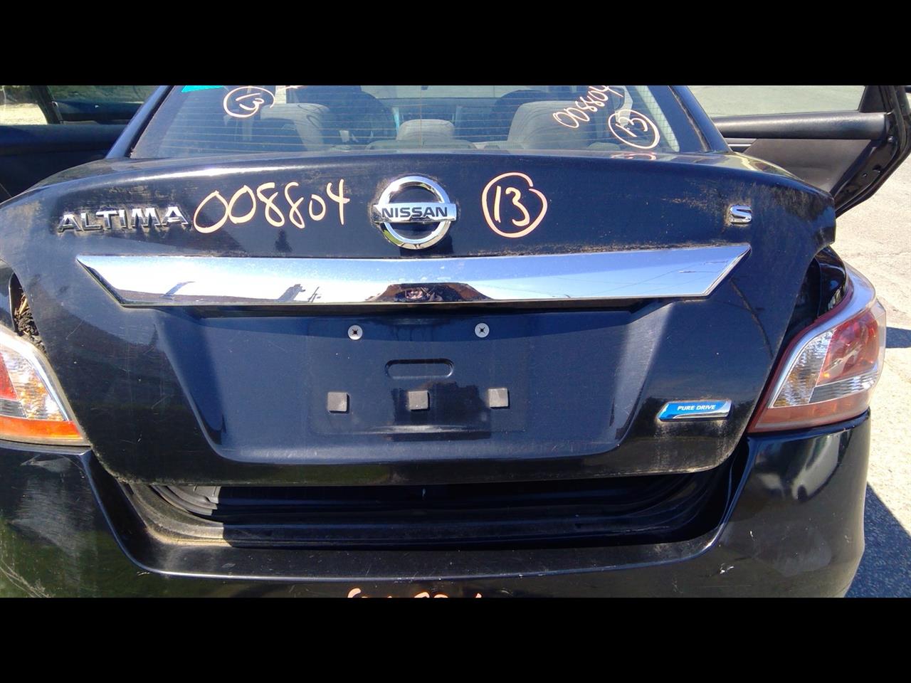 2013 NISSAN ALTIMA  14-15 (Sdn) W/o Spoiler; W/o Rear View Camera Decklid Tailgate