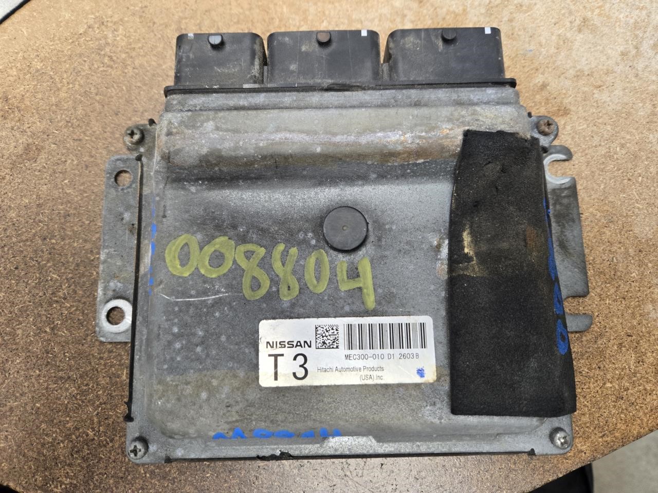 2013 NISSAN ALTIMA  14 Electronic Control Module; (Sdn RH Fender) 2.5L (4 Cylinder) (AT CVT) Federal Emissions Base Engine Control Module