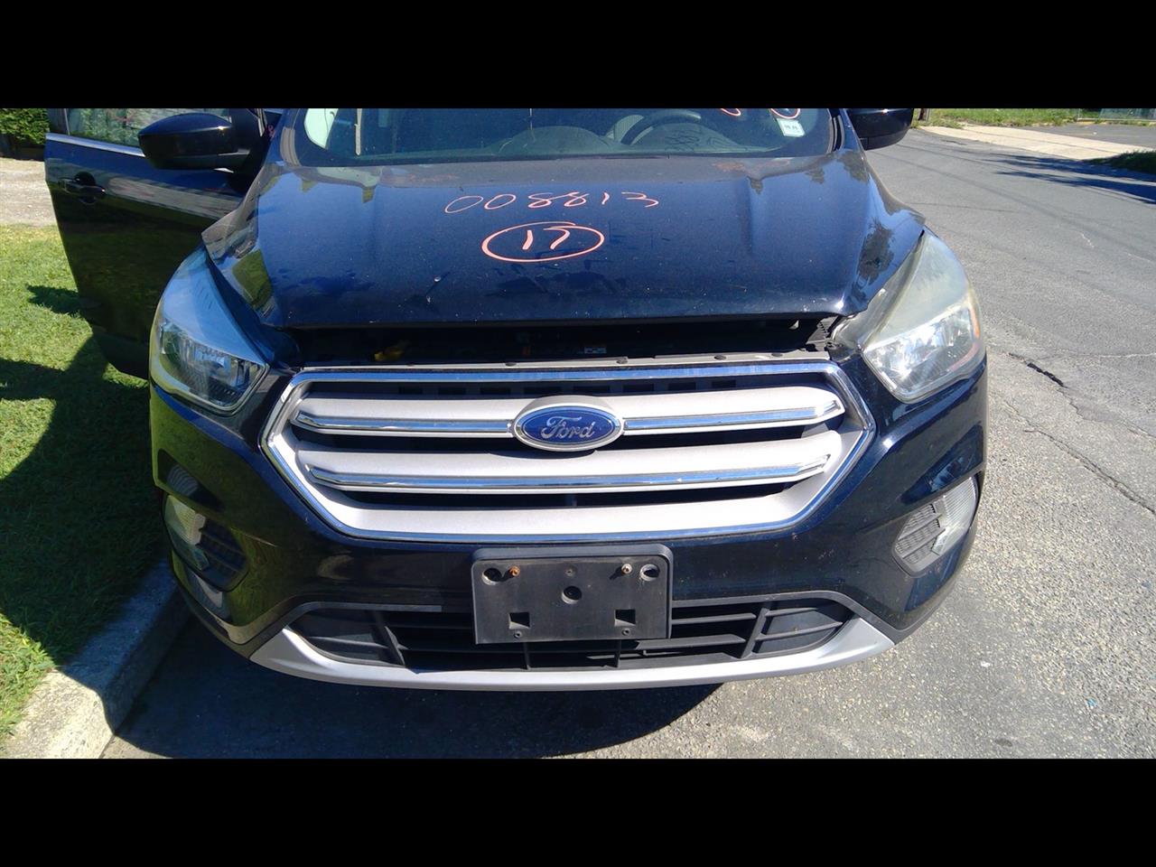 FORD ESCAPE 2017 SE, silver painted grille bars and background, w/o LED accent in headlamps Front End Assembly