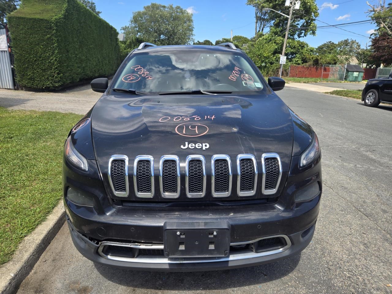 2014 JEEP CHEROKEE  14-18 Two Piece Upper Bumper Cover W/adaptive Cruise Bumper Reinforcement Front