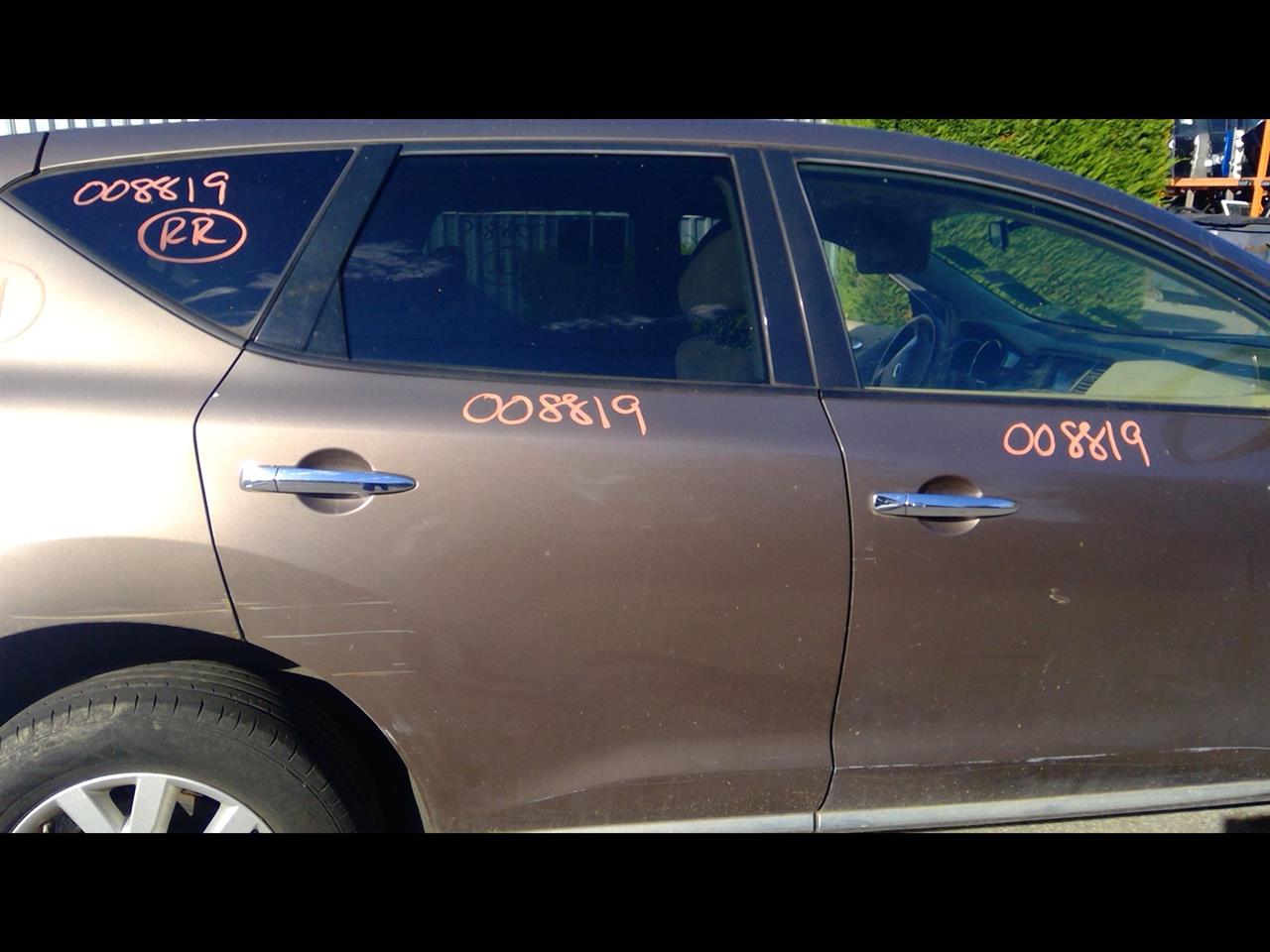 2014 NISSAN MURANO Door Assembly Rear Side