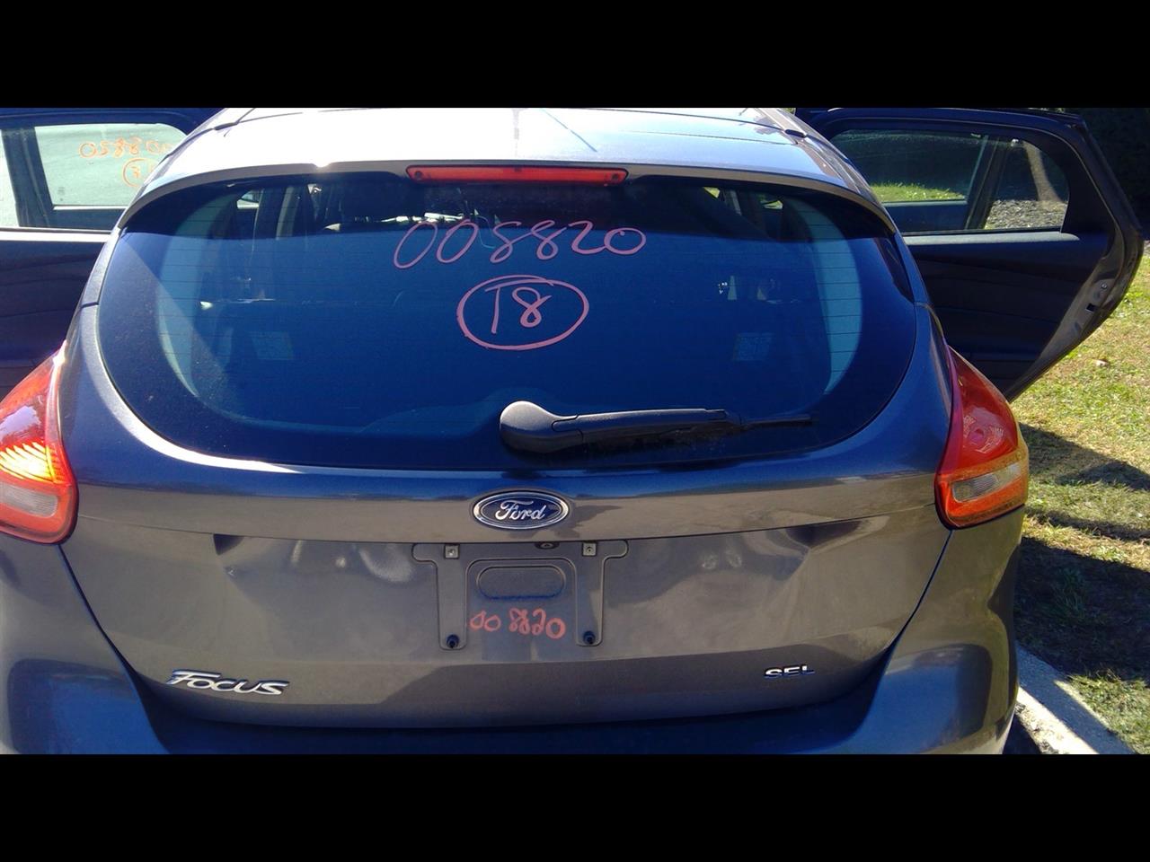 2018 FORD FOCUS  17-18 (rear View Camera) Hatchback (spoiler) Electric (EV) Decklid Tailgate