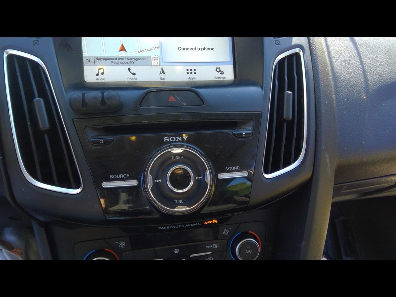 2018 FORD FOCUS  RS 16-18 Control Panel Radio Audio