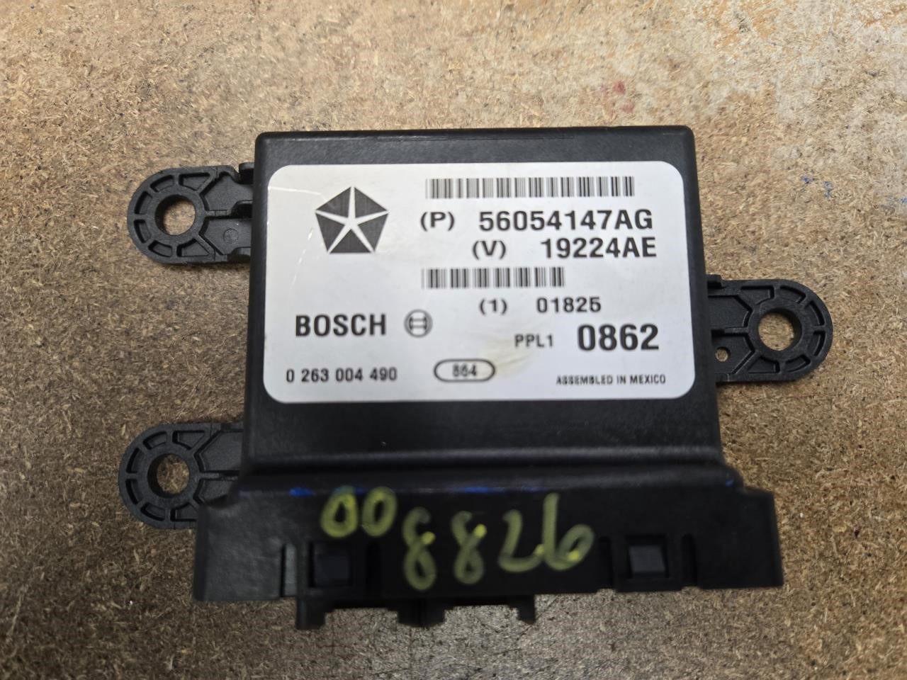 2012 JEEP GRAND CHEROKEE  12-13 Driver Assist; Park Assist Rear Only Chassis Control Module