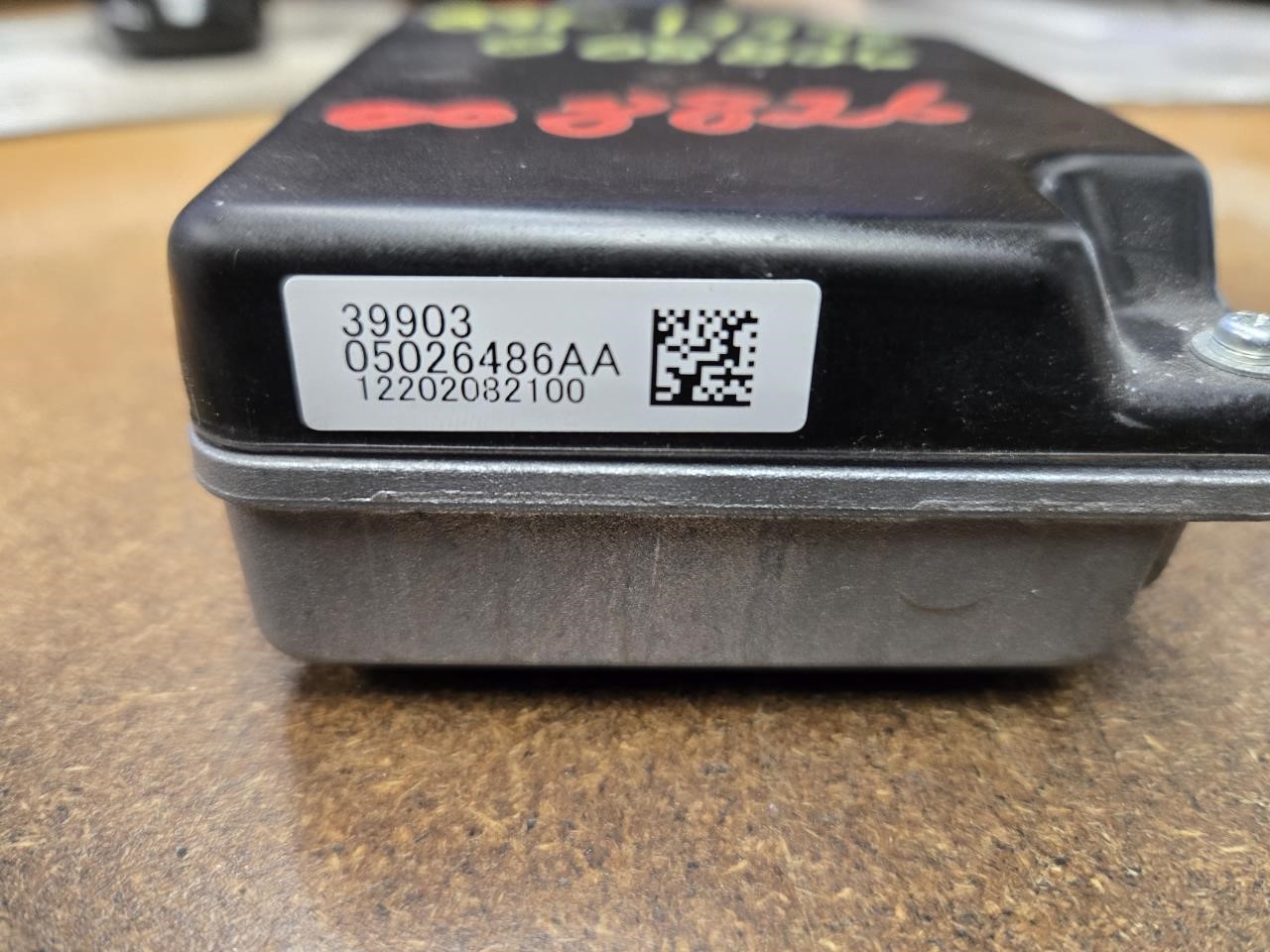 2012 JEEP GRAND CHEROKEE Chassis Control Module