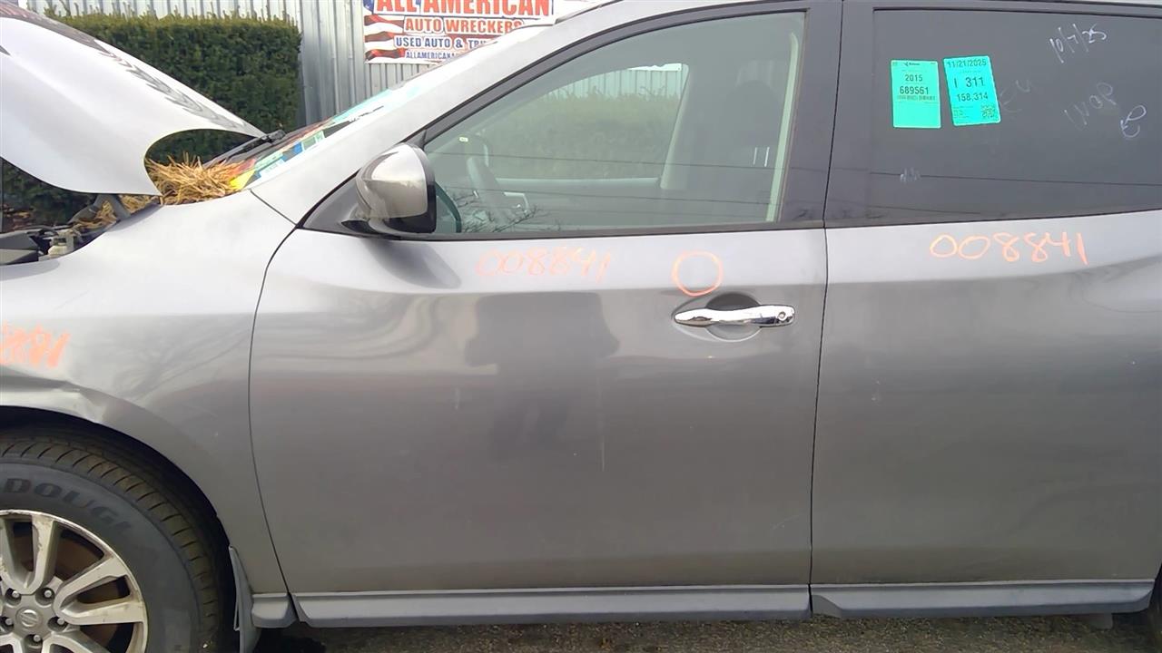 2015 NISSAN PATHFINDER  13-15 (electric) W/o Chrome Lower Moulding; L. Door Assembly Front