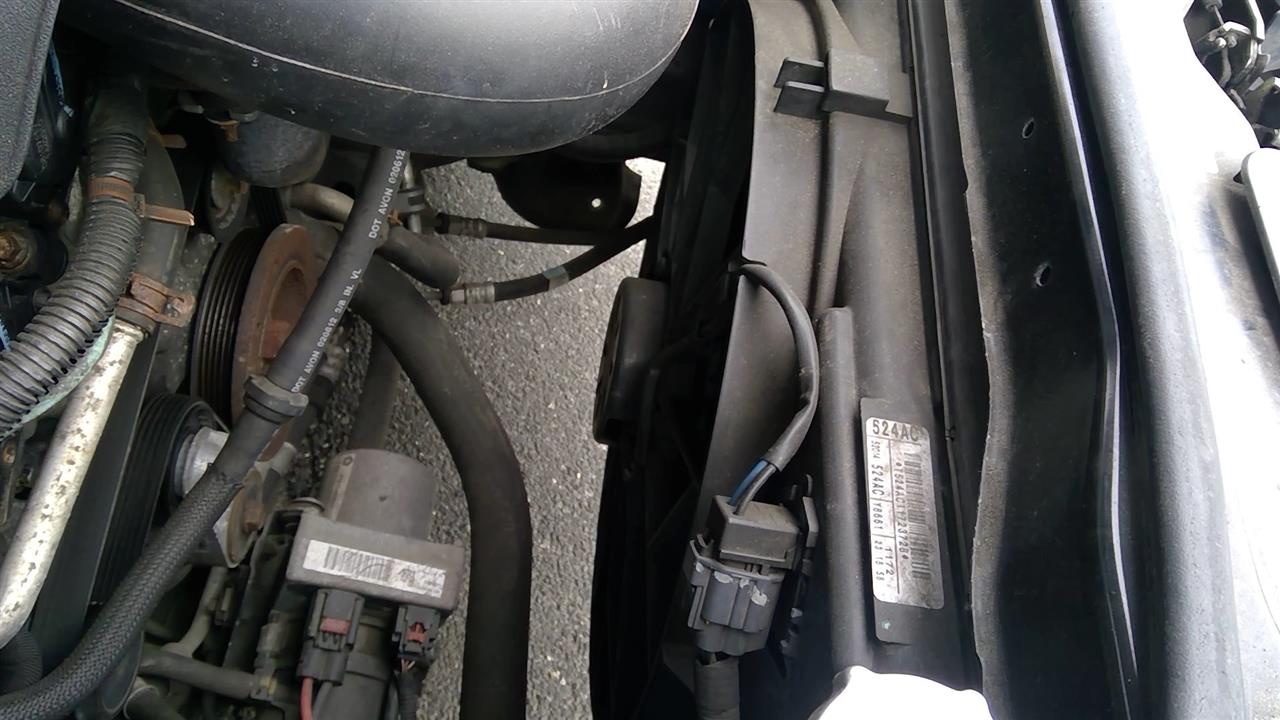 2012 JEEP GRAND CHEROKEE  22 WK Body (fan Assembly) W/o Tow Package Radiator Condenser Fan Motor