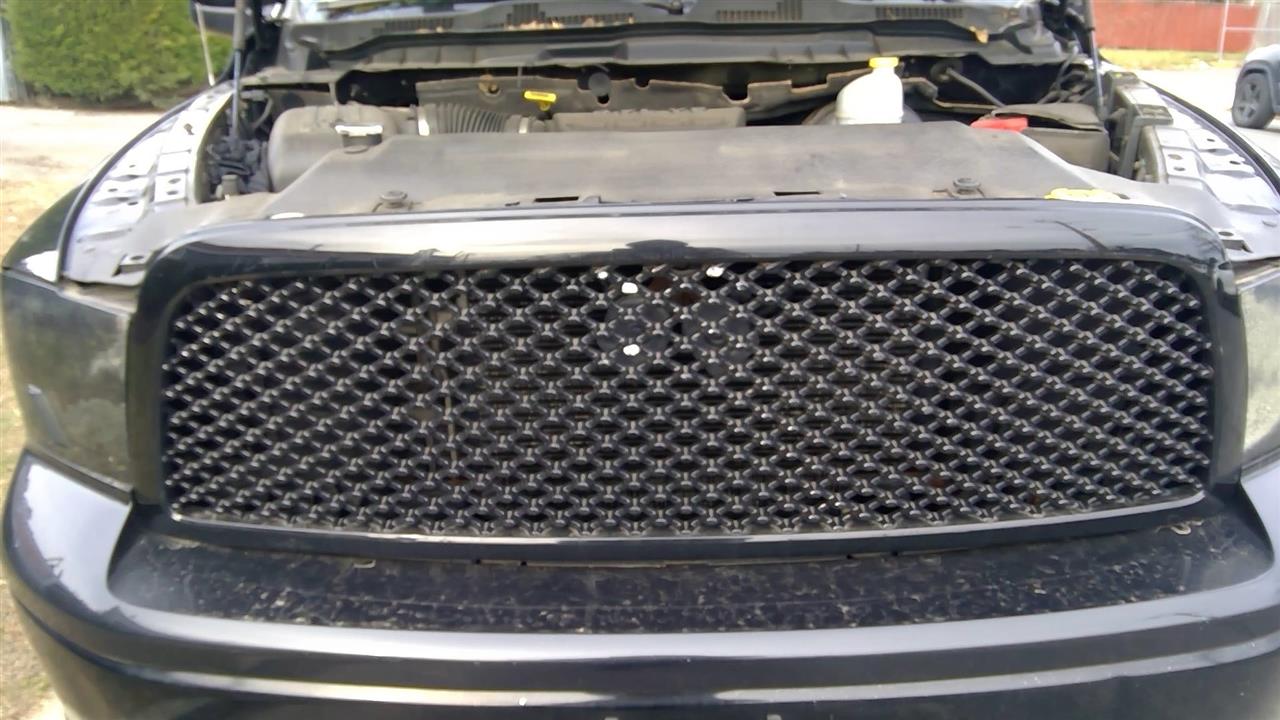 2011 DODGE DODGE 1500 PICKUP  09-12 Chrome Surround Black Inserts Grille