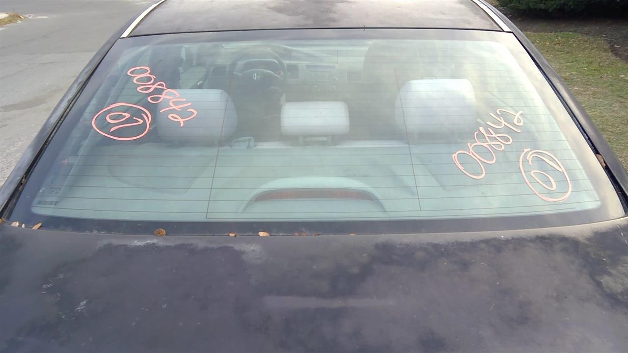 2007 HONDA CIVIC  08-11 Sdn 1.8L Back Glass