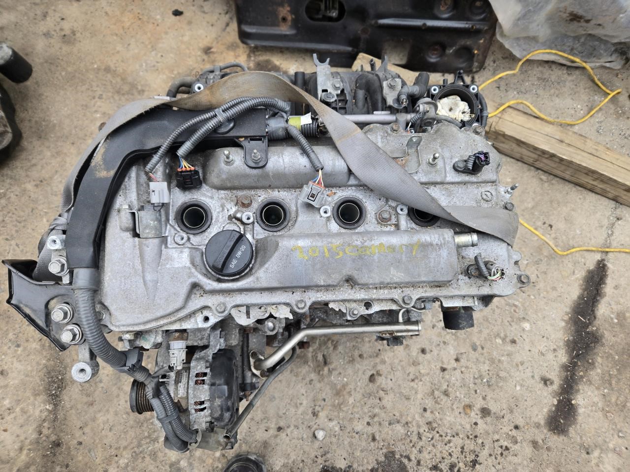 2015 TOYOTA CAMRY  12-15 2.5L VIN F (5th Digit 2ARFE Engine 4 Cylinder Without Hybrid) ULEV II Engine Assembly