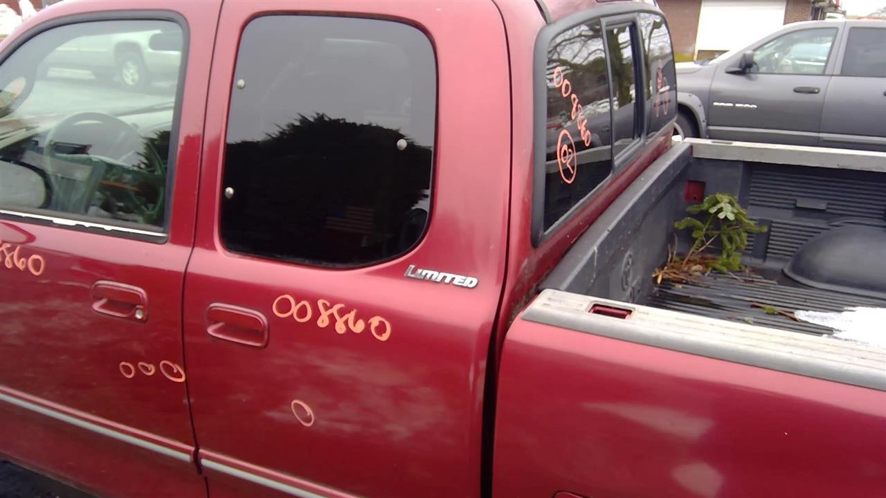 2002 TOYOTA TUNDRA  04-06 Extended Cab (side Moulding) L. Door Assembly Rear Side