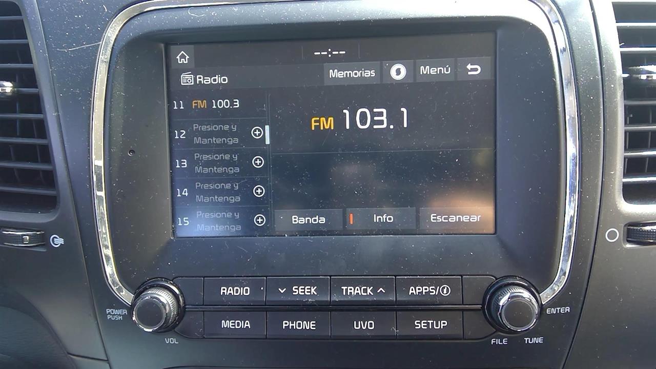 2018 KIA FORTE  17-18 (receiver) US Market Sedan W/o Navigation; W/touch Screen Display 7.0`` Screen Radio Audio