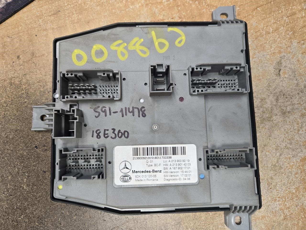 2018 FORD FORD E300 VAN Chassis Control Module