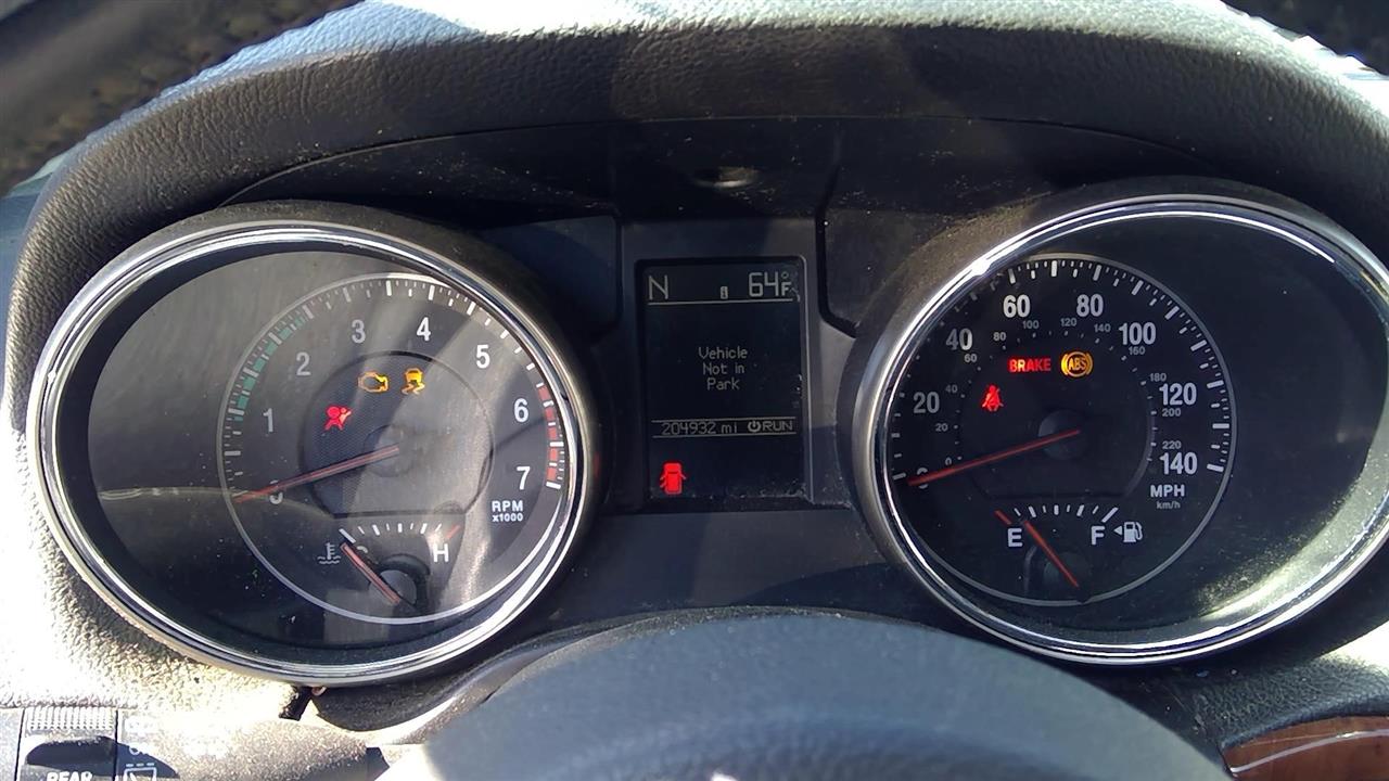 2013 JEEP GRAND CHEROKEE  13 (cluster) Overland 5.7L MPH Speedometer Head Cluster