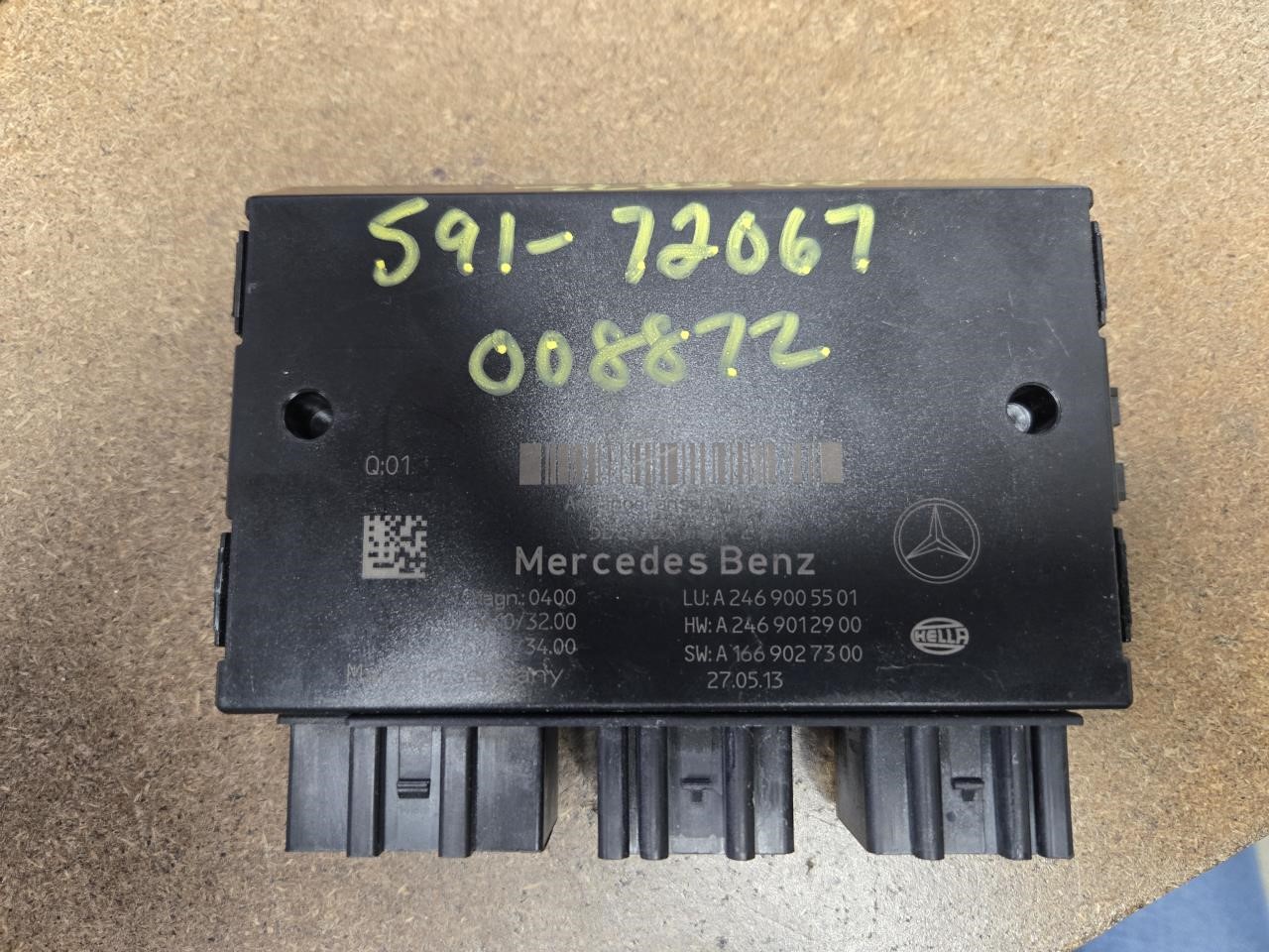 2014 MERCEDES-BENZ MERCEDES GL-CLASS  15 166 Type Towing Control; (trunk Mounted) GL63 Thru 03/03/15 Chassis Control Module