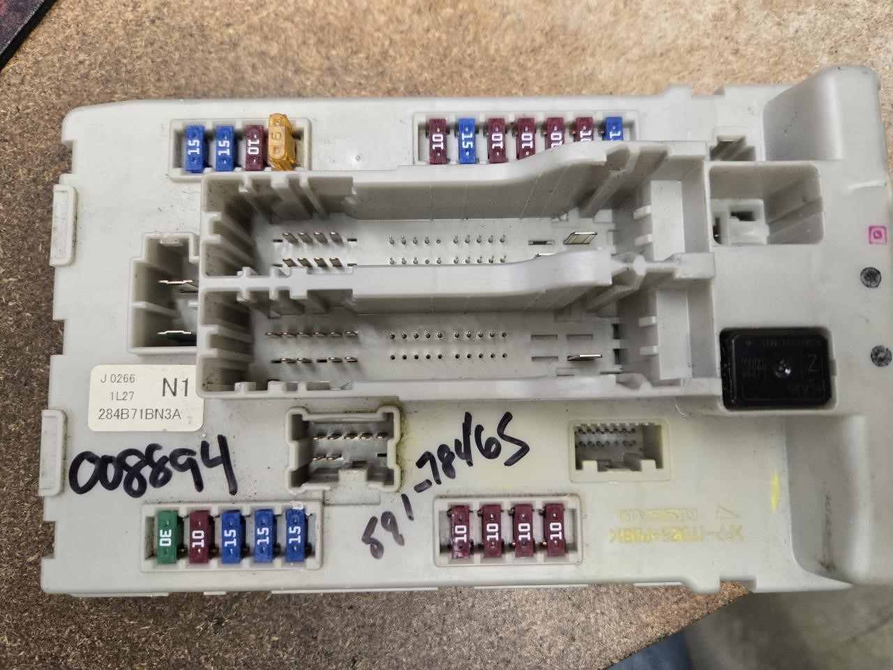 2012 INFINITI INFINITI G37  12-13 Power Supply; (engine Compartment Power LH Inner Fender) Chassis Control Module