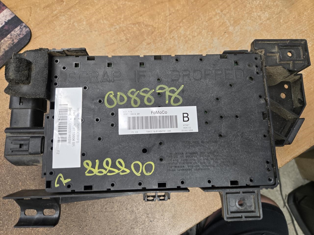 2009 FORD FORD F350SD PICKUP  09-10 Multifunction; (ID 9C3T-14B205-AA) Chassis Control Module