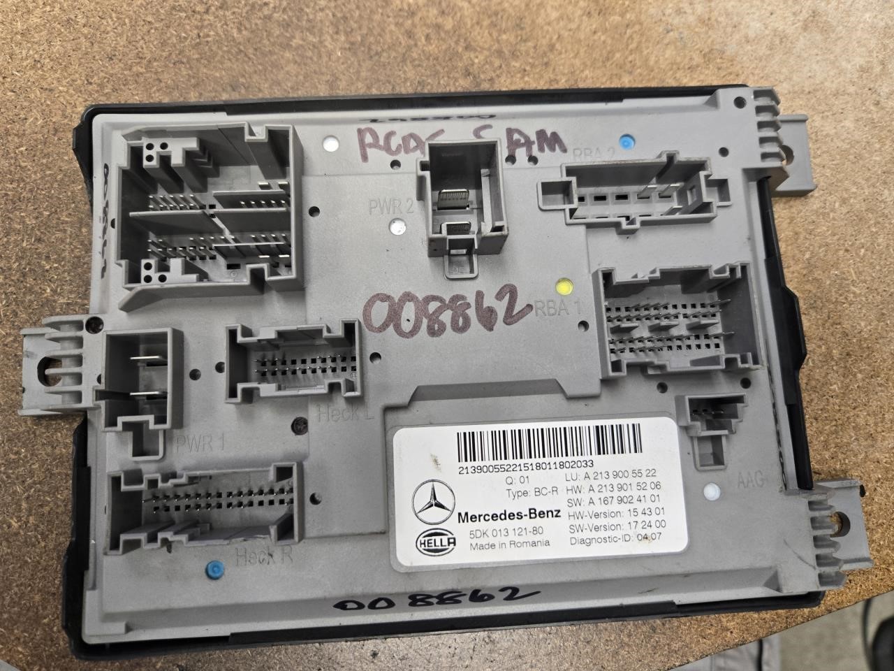 2018 FORD FORD E300 VAN Chassis Control Module