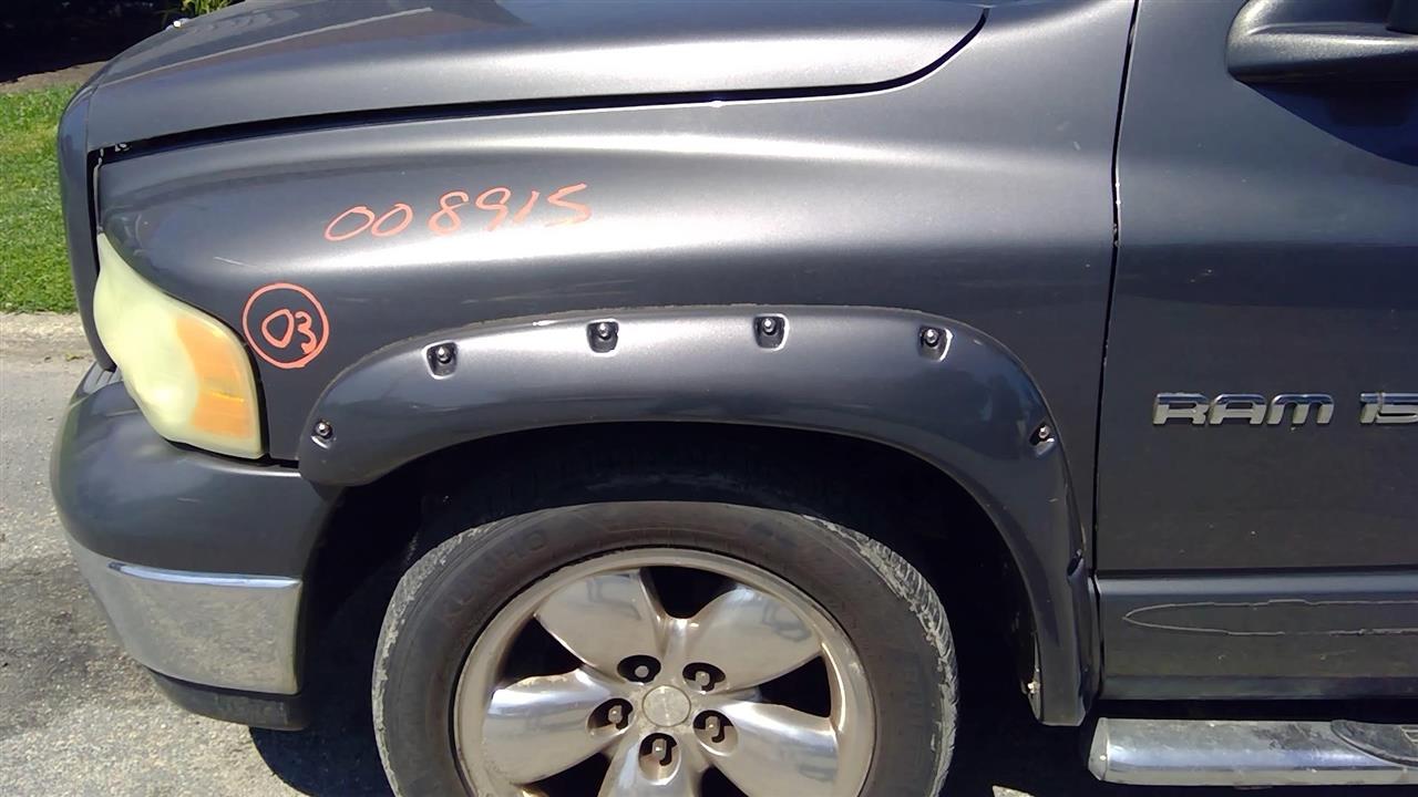 2003 DODGE DODGE 1500 PICKUP  05 Front; Exc. SRT10; L. Fender