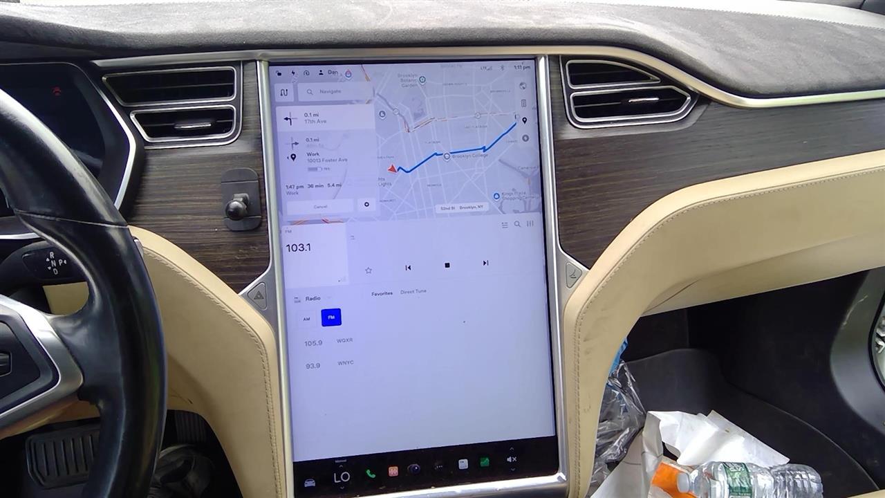 2015 TESLA TESLA MODEL S Radio Audio