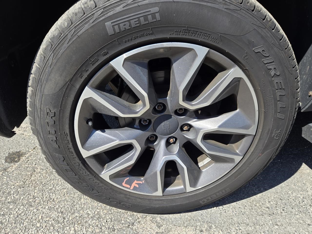2023 CHEVROLET SILVERADO 1500 PICKUP Wheel